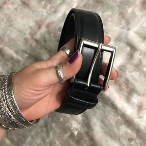 Black Leather Belt
